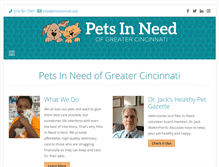 Tablet Screenshot of pincincinnati.org